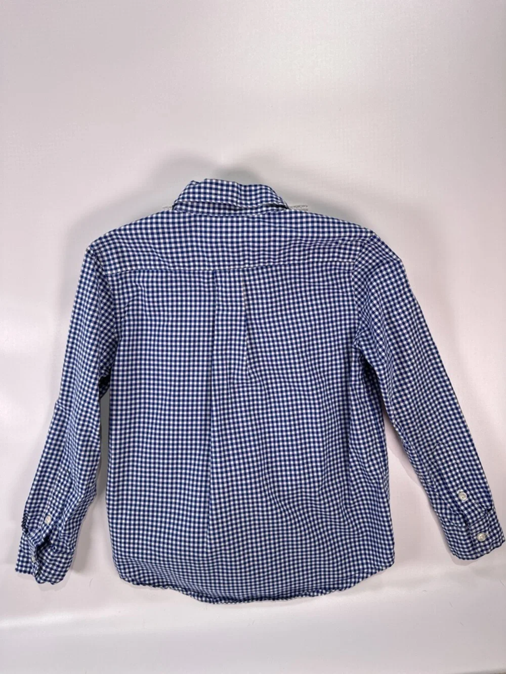 Polo Ralph Lauren Boys Gingham Button Down Shirt Long Sleeve Size 6